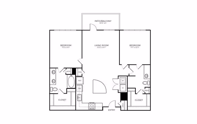 Unit 1309 1309 floor plan